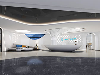 后现代大厅前台接待区