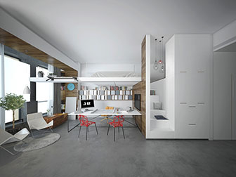 现代家居办公区