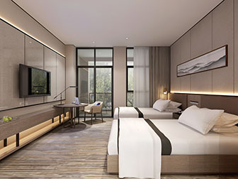 新中式酒店客房套房