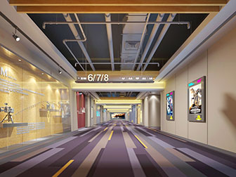 工业风地下停车场车库