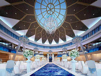 后现代酒店大堂宴会厅就餐区