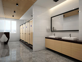 现代公共卫生间洗手间