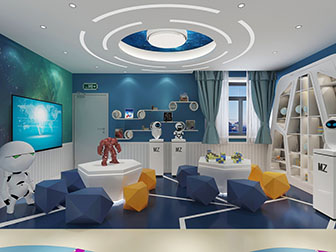 后现代少儿机器人编程教室