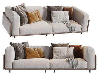 现代轻奢多人沙发