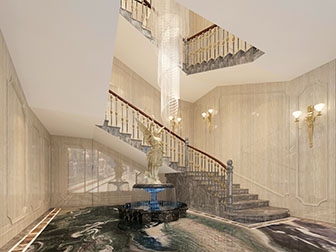 简欧楼梯间