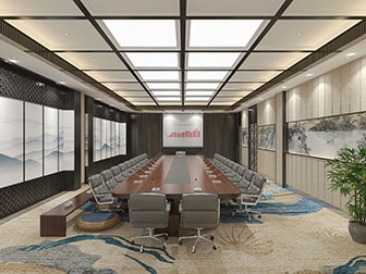 新中式会议室