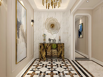 新中式门厅玄关过道