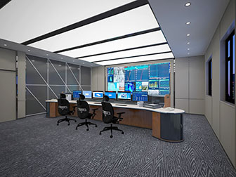 现代融合媒体演播室