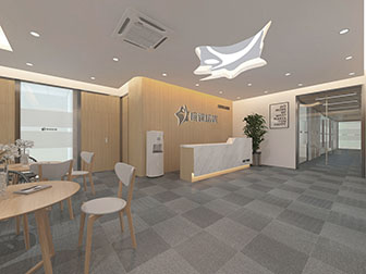 北欧接待前台咨询洽谈区