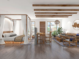 新中式民宿客房套房