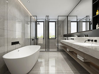 现代卫浴间卫生间