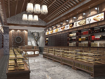 新中式中药材店