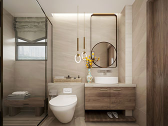 现代轻奢卫浴间卫生间