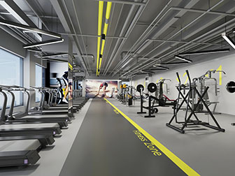 工业风健身房