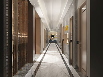 新中式酒店过道走廊