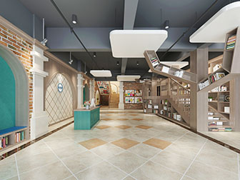 北欧书吧图书馆阅览室