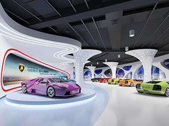 后现代汽车展厅展览