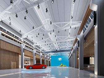 工业风汽车展厅展览