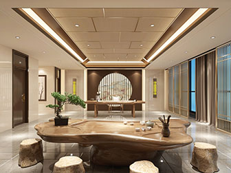 新中式书房茶室