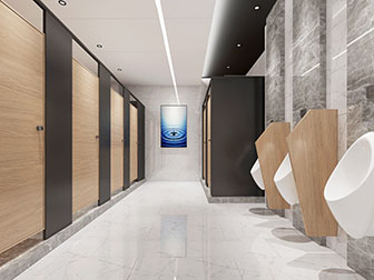 现代公共卫生间