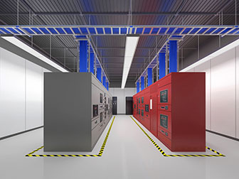 现代配电房配电室