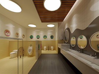 地中海幼儿园公共卫生间