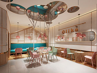 北欧茶水间休息区