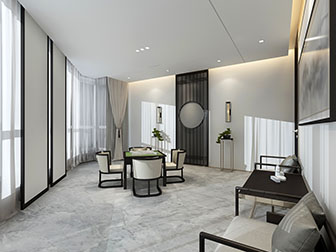 新中式棋牌室麻将室