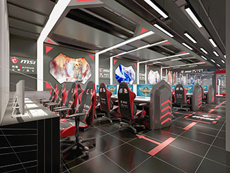 工业风游戏厅网咖网吧