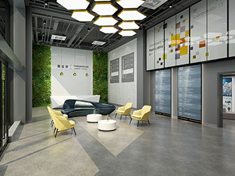 后现代接待前台大厅