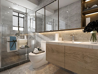 现代卫浴间卫生间
