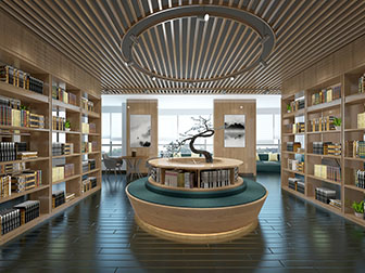 北欧书吧图书馆阅览室