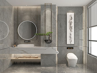 新中式卫生间卫浴间