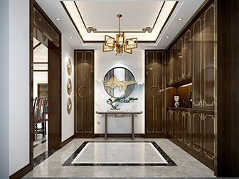 新中式门厅玄关