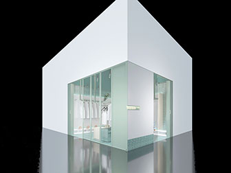 现代服装店门头