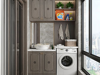 新中式生活阳台