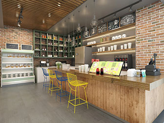 北欧奶茶店饮品店