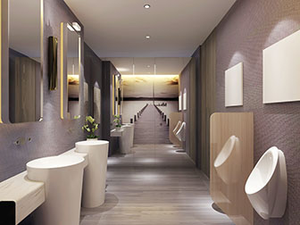 现代公共卫生间