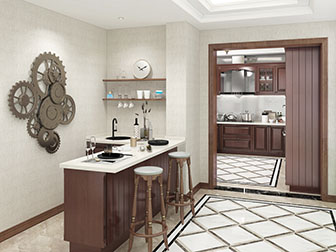 美式厨房水吧台