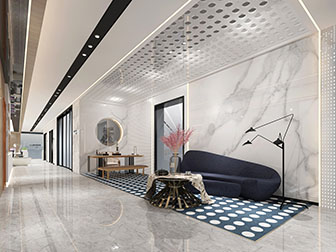 新中式茶水间休息区