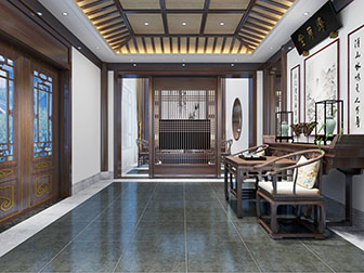 中式古典门厅玄关