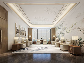 新中式贵宾室接待厅