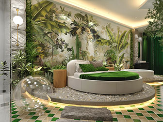 东南亚酒店客房套房