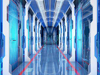 后现代展馆走廊过道