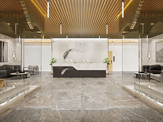 现代大厅大堂前台接待区