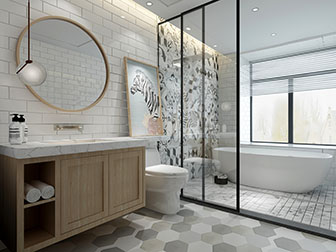 北欧卫生间卫浴间