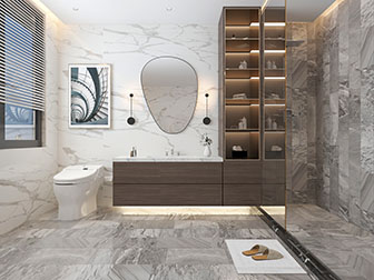 现代轻奢卫生间卫浴间