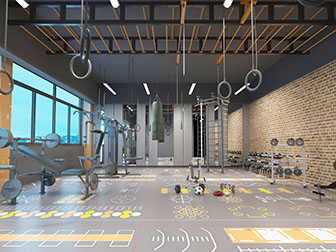工业风健身房