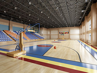 工业风篮球馆