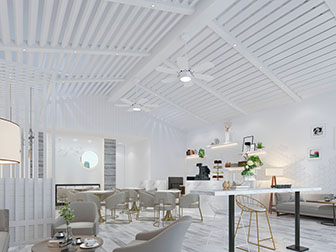 现代轻奢接待洽谈区